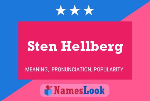 Постер имени Sten Hellberg