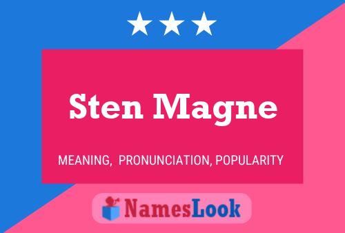 Постер имени Sten Magne