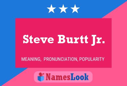 Постер имени Steve Burtt Jr.