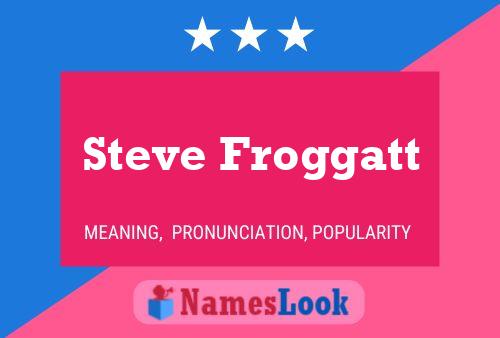 Постер имени Steve Froggatt