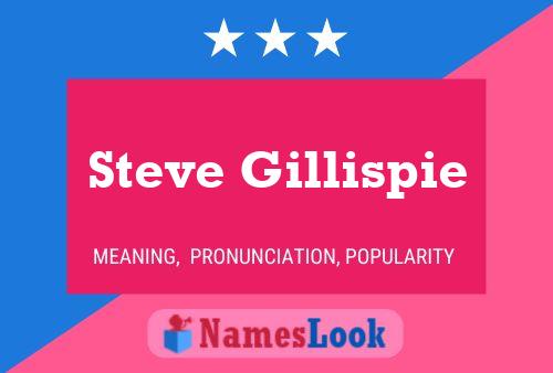 Постер имени Steve Gillispie