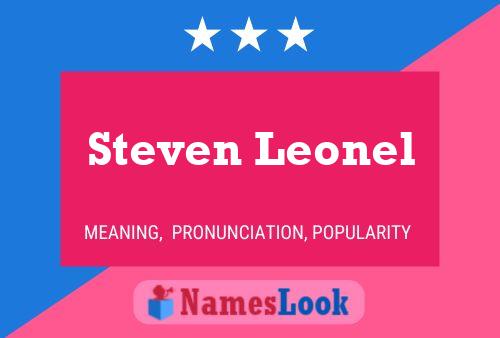 Постер имени Steven Leonel