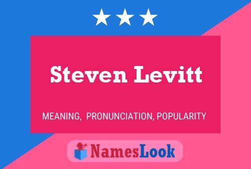 Постер имени Steven Levitt