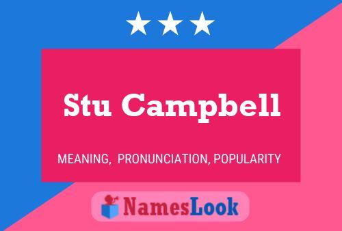 Постер имени Stu Campbell