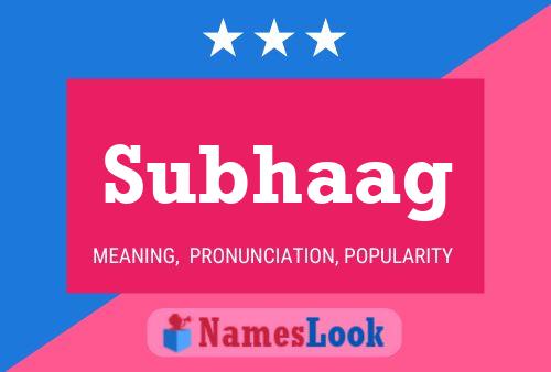 Постер имени Subhaag