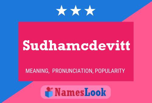 Постер имени Sudhamcdevitt