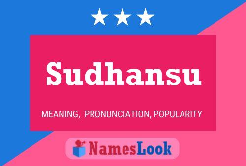 Постер имени Sudhansu