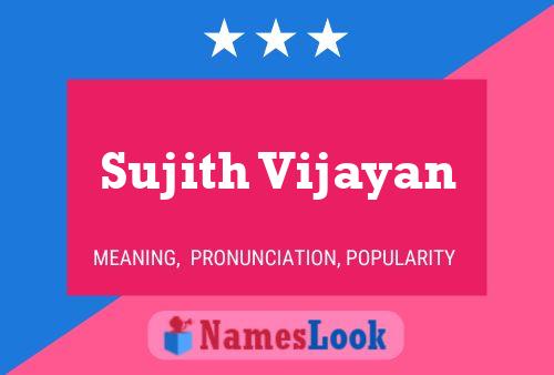 Постер имени Sujith Vijayan