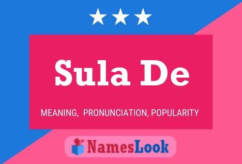 Постер имени Sula De