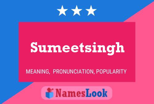 Постер имени Sumeetsingh