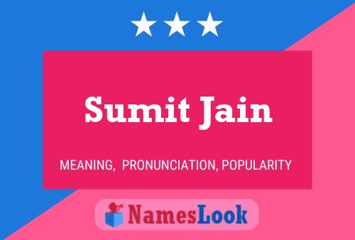 Постер имени Sumit Jain