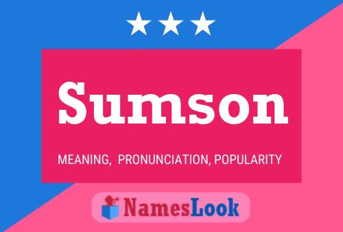 Постер имени Sumson