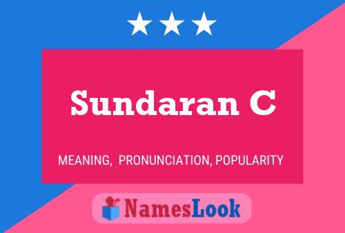 Постер имени Sundaran C