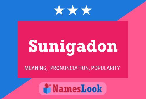 Постер имени Sunigadon