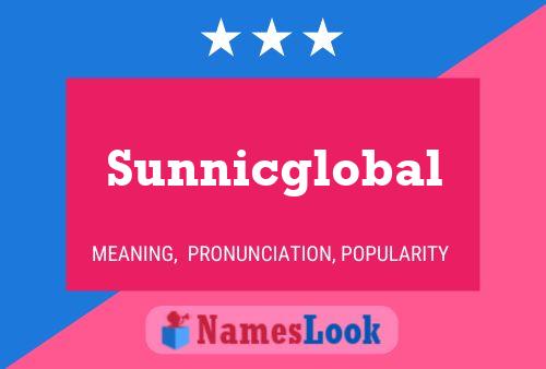 Постер имени Sunnicglobal