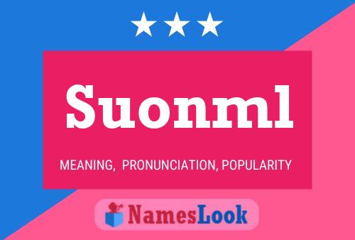 Постер имени Suonml