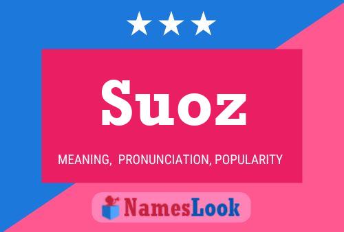 Постер имени Suoz