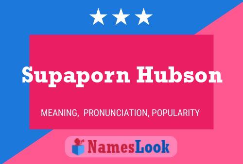 Постер имени Supaporn Hubson