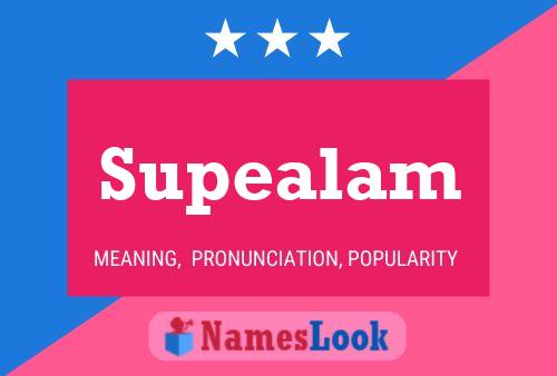 Постер имени Supealam