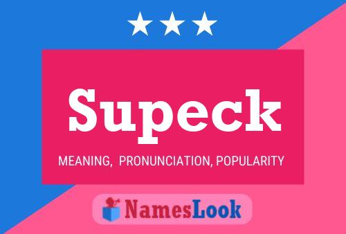 Постер имени Supeck