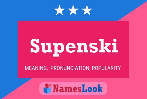 Постер имени Supenski