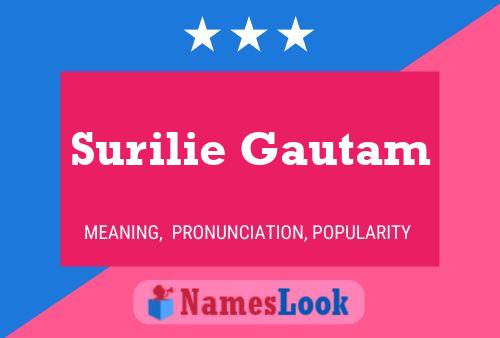 Постер имени Surilie Gautam