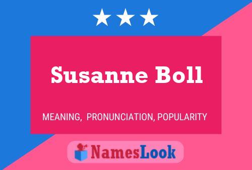 Постер имени Susanne Boll