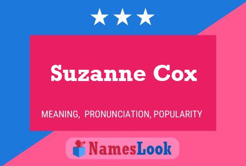 Постер имени Suzanne Cox