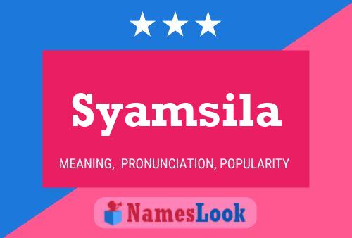 Постер имени Syamsila