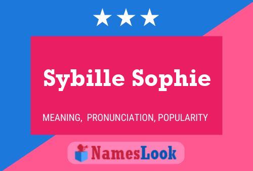 Постер имени Sybille Sophie