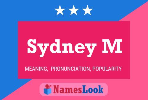 Постер имени Sydney M