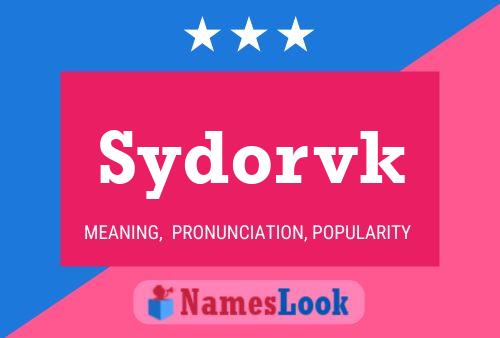 Постер имени Sydorvk