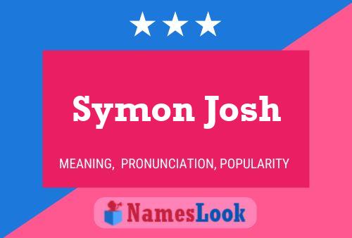 Постер имени Symon Josh