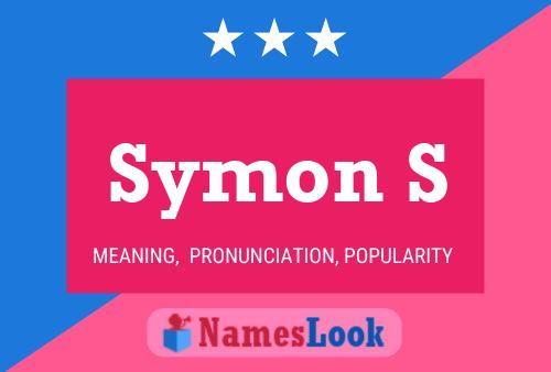 Постер имени Symon S