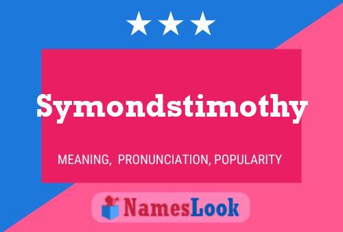 Постер имени Symondstimothy