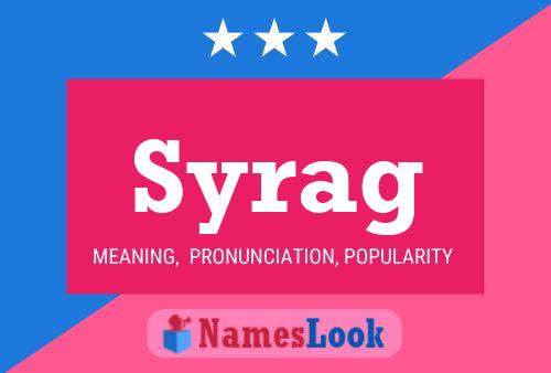 Постер имени Syrag