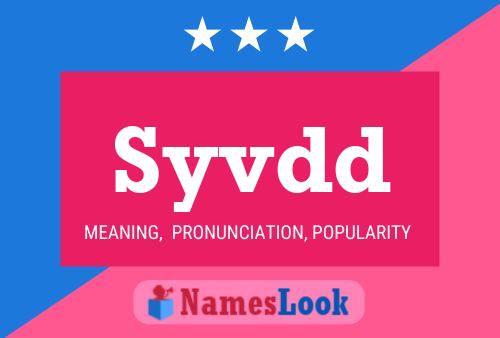 Постер имени Syvdd