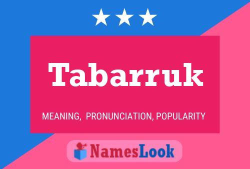 Постер имени Tabarruk