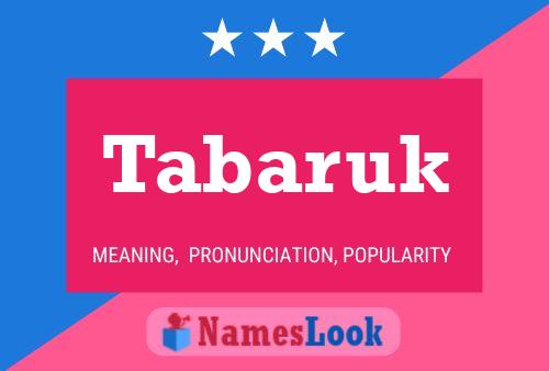 Постер имени Tabaruk