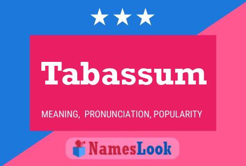 Постер имени Tabassum