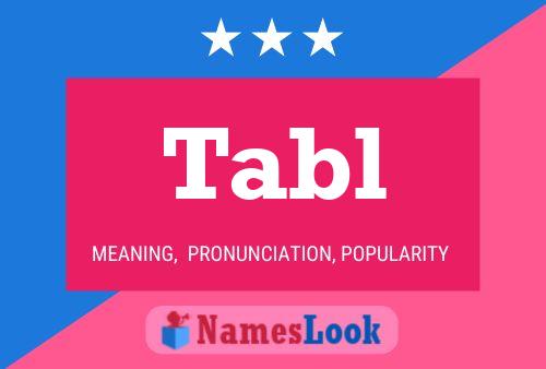 Постер имени Tabl