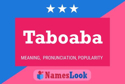 Постер имени Taboaba