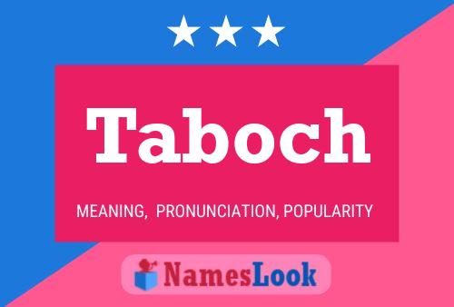 Постер имени Taboch