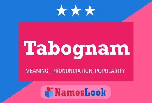 Постер имени Tabognam