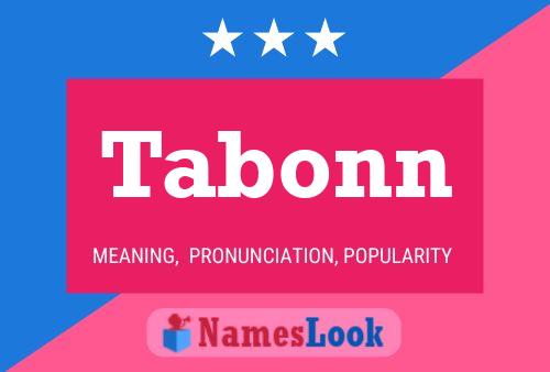 Постер имени Tabonn