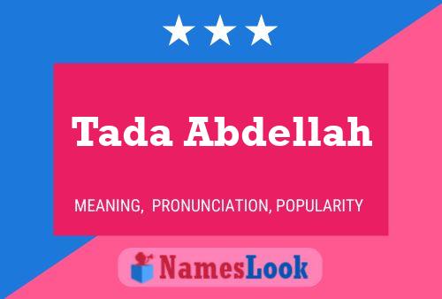 Постер имени Tada Abdellah