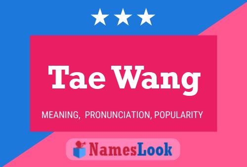 Постер имени Tae Wang