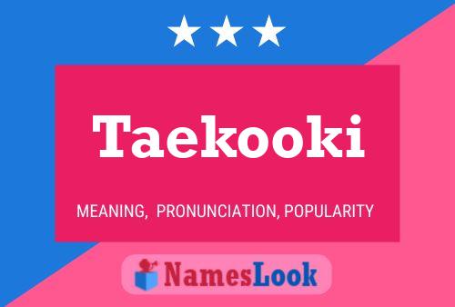 Постер имени Taekooki