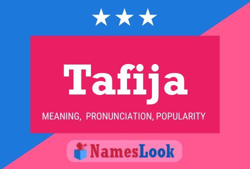 Постер имени Tafija