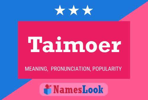 Постер имени Taimoer